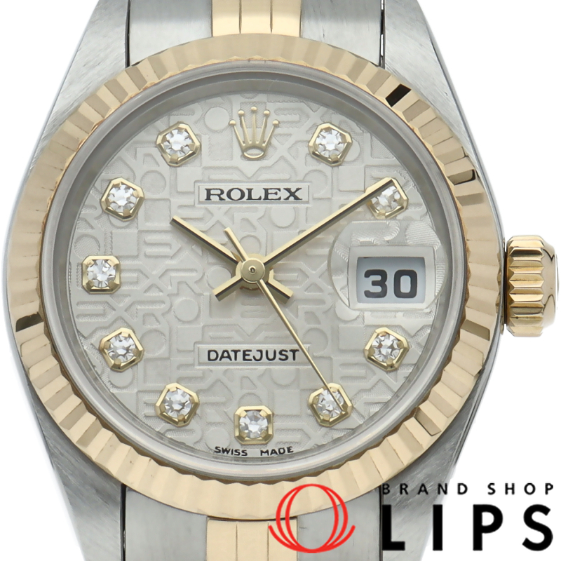 デイトジャスト レディース時計 10Pダイヤ コンピューター文字盤