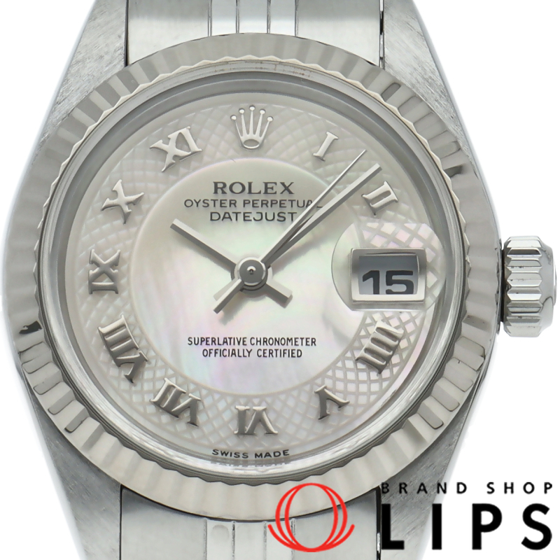 デイトジャスト レディース時計 シェル デコレーション文字盤