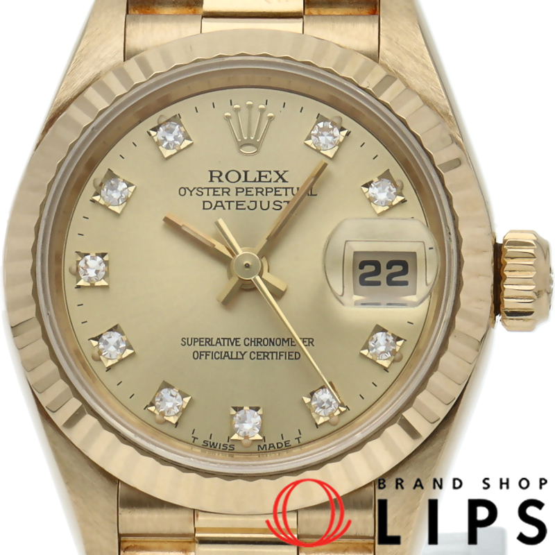 デイトジャスト レディース時計 10Pダイヤ