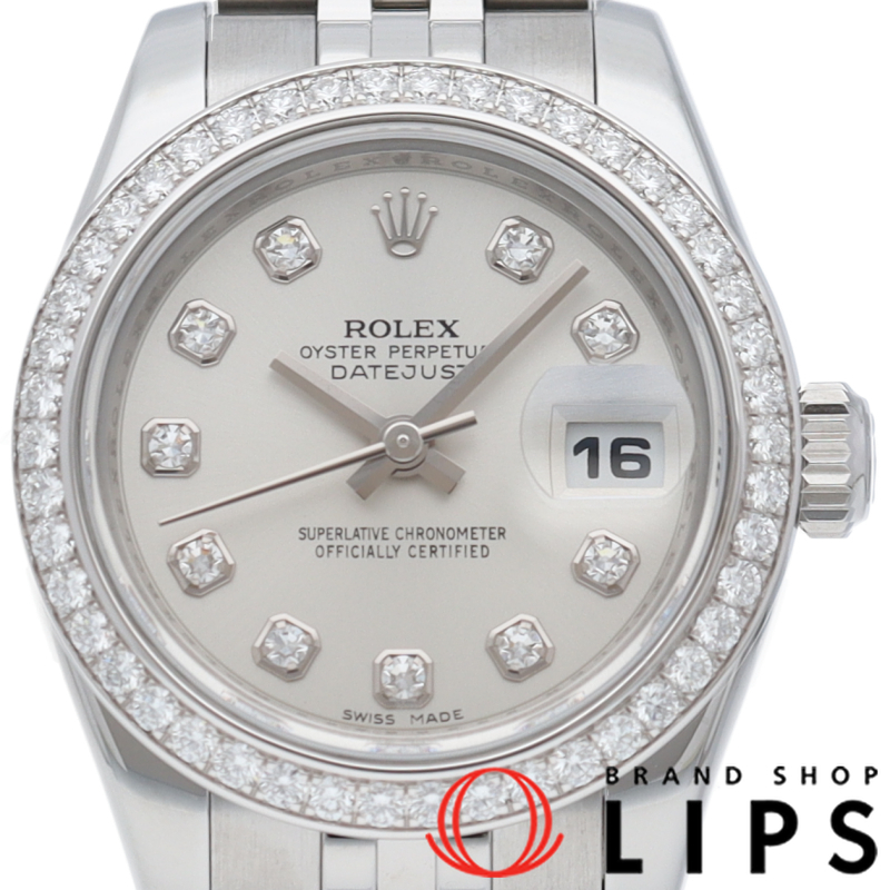 デイトジャスト26 レディース時計 ジュビリー ダイヤベゼル 10Pダイヤ