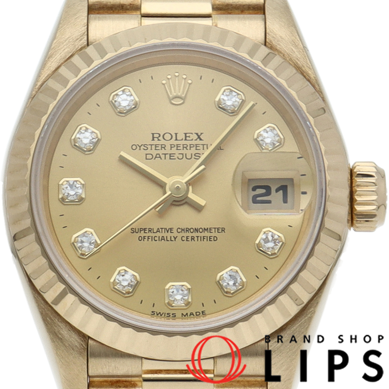 デイトジャスト レディース時計 10Pダイヤ