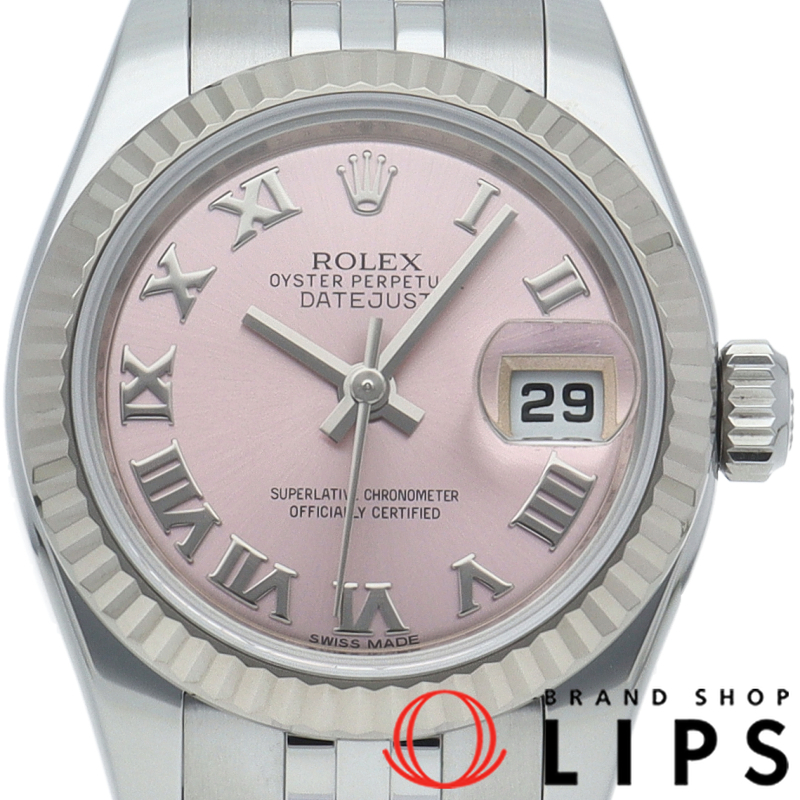 デイトジャスト26 レディース時計 ライトピンク