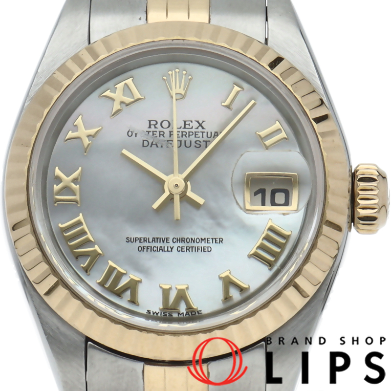 デイトジャスト レディース時計 シェル