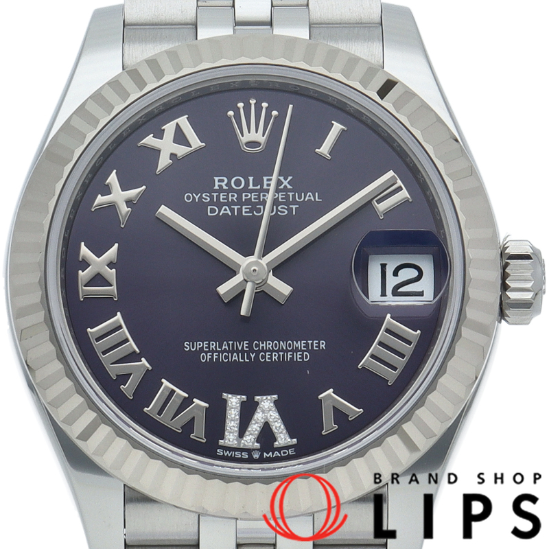 デイトジャスト 31 ボーイズ時計 ジュビリー VIダイヤ オーベルジーヌ