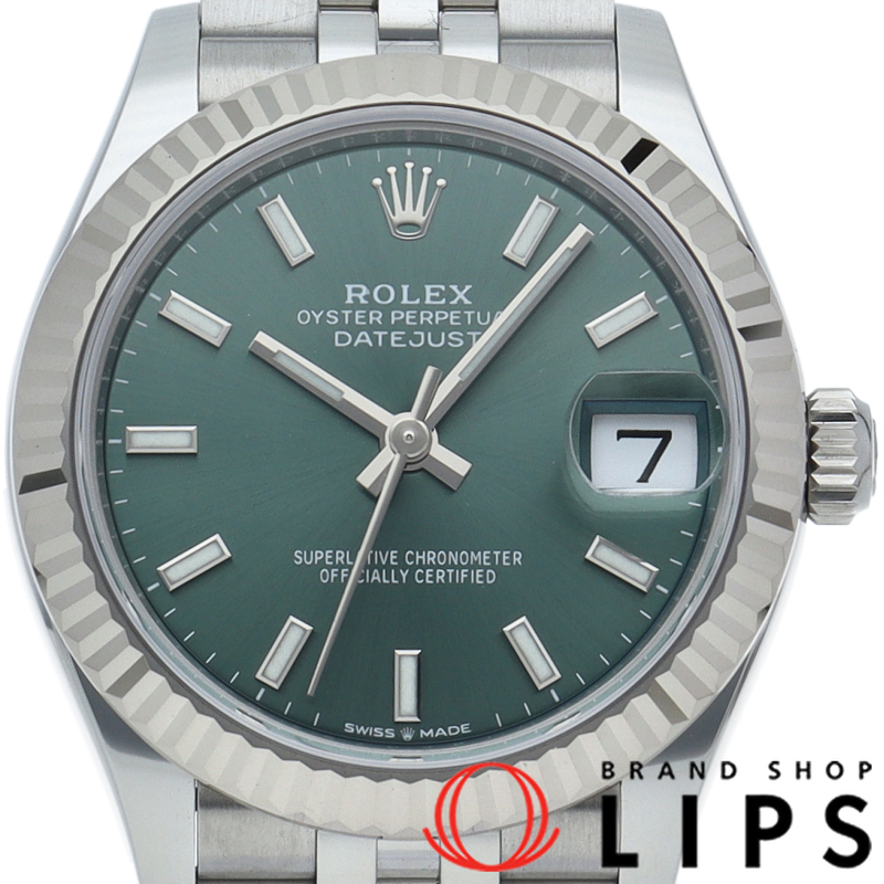 デイトジャスト 31 ウォッチ ジュビリー ミントグリーン