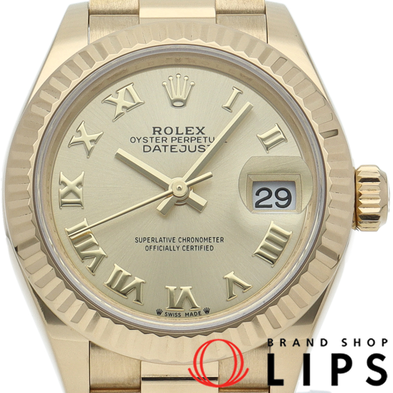 デイトジャスト28 レディース時計 プレジデント