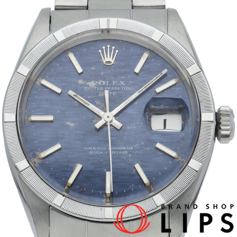 オイスターパーペチュアル デイト トリチウム ブルーモザイク OH済 アンティーク