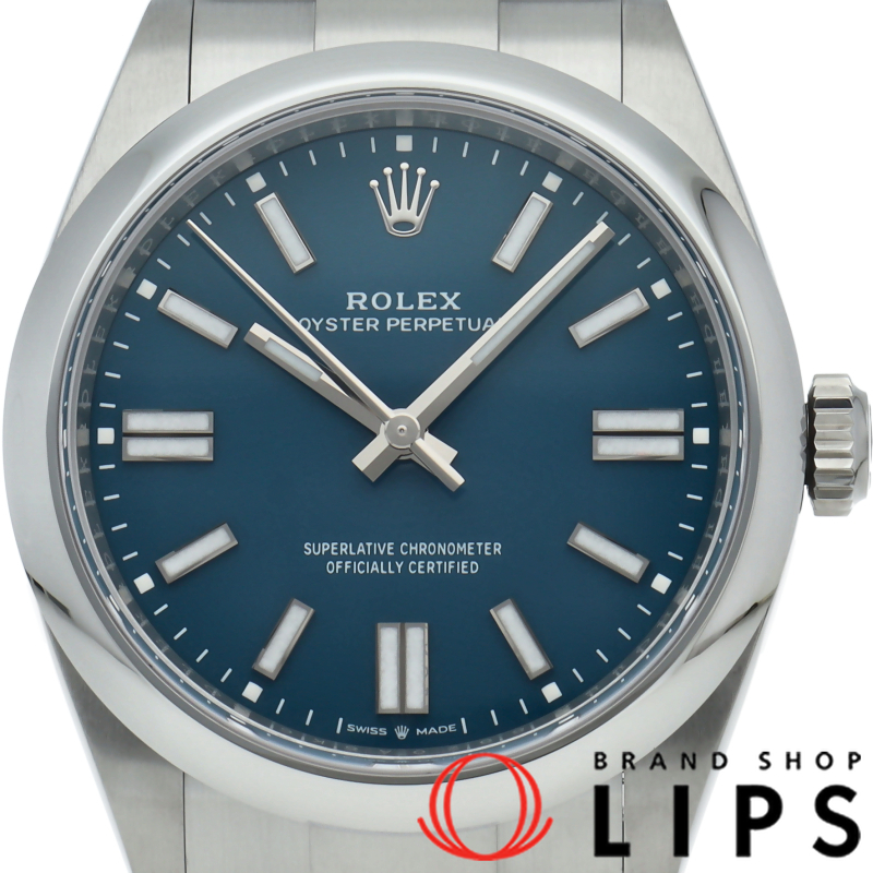 オイスターパーペチュアル41 ウォッチ メッドブルー