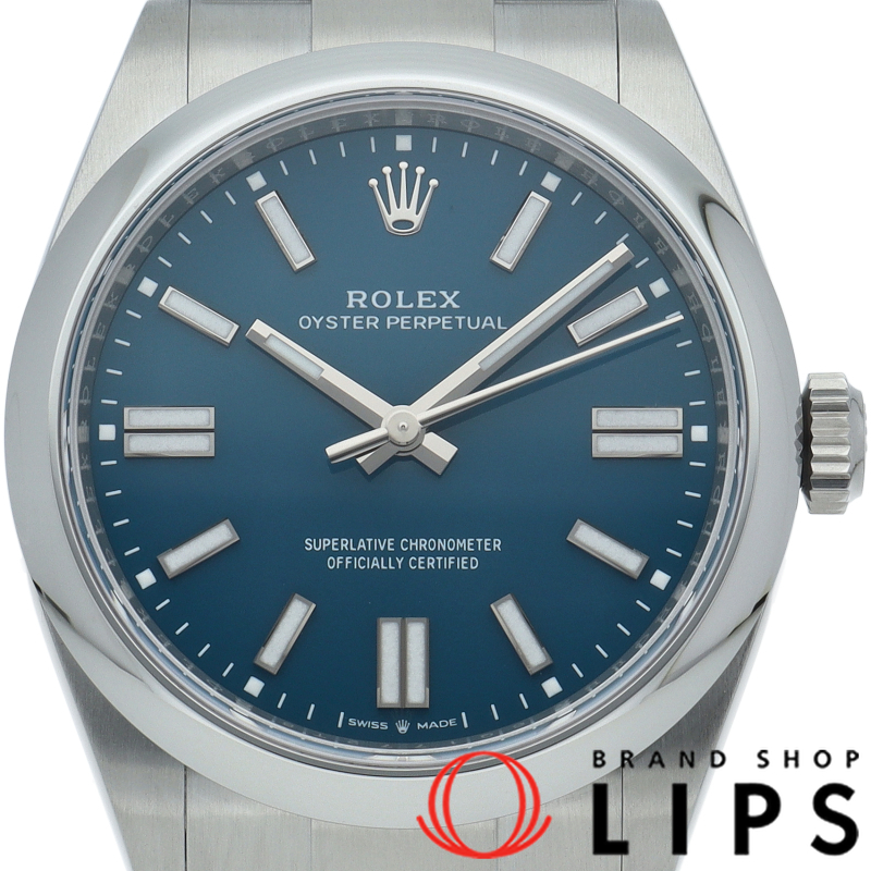 オイスターパーペチュアル41 ウォッチ メッドブルー