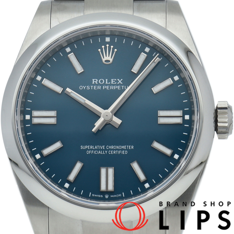 オイスターパーペチュアル41 ウォッチ メッドブルー