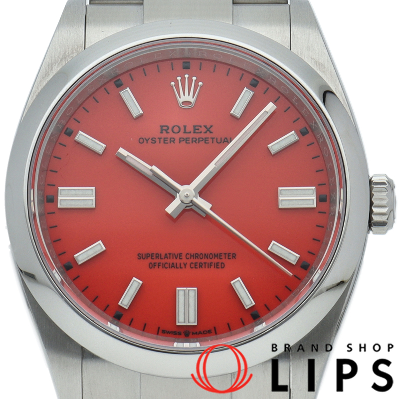 オイスターパーペチュアル36 ウォッチ コーラルレッド