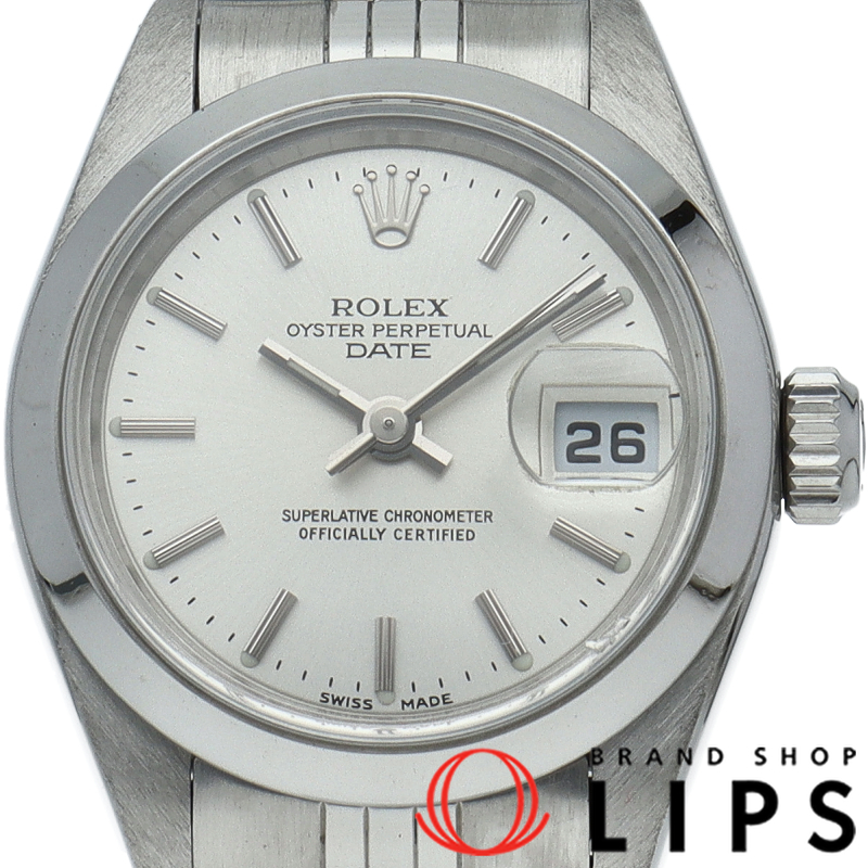 オイスターパーペチュアル デイト レディース時計 ジュビリー OH済