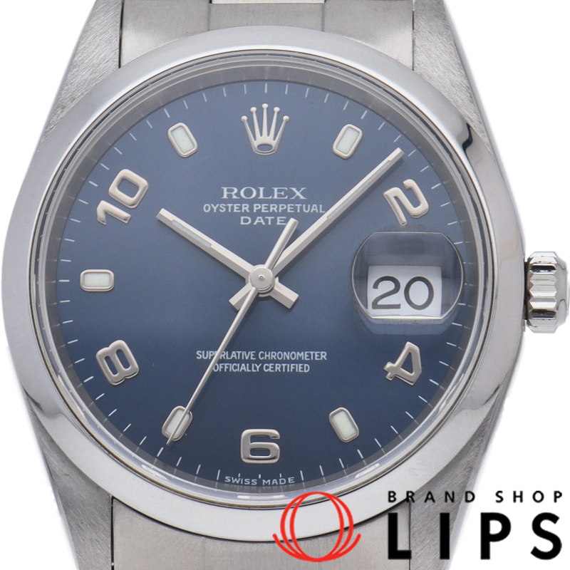 オイスター パーペチュアル デイト ブルー