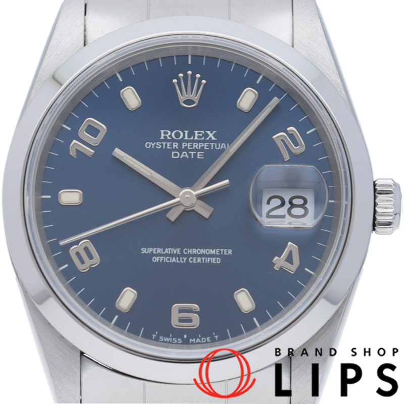オイスター パーペチュアル デイト ブルー