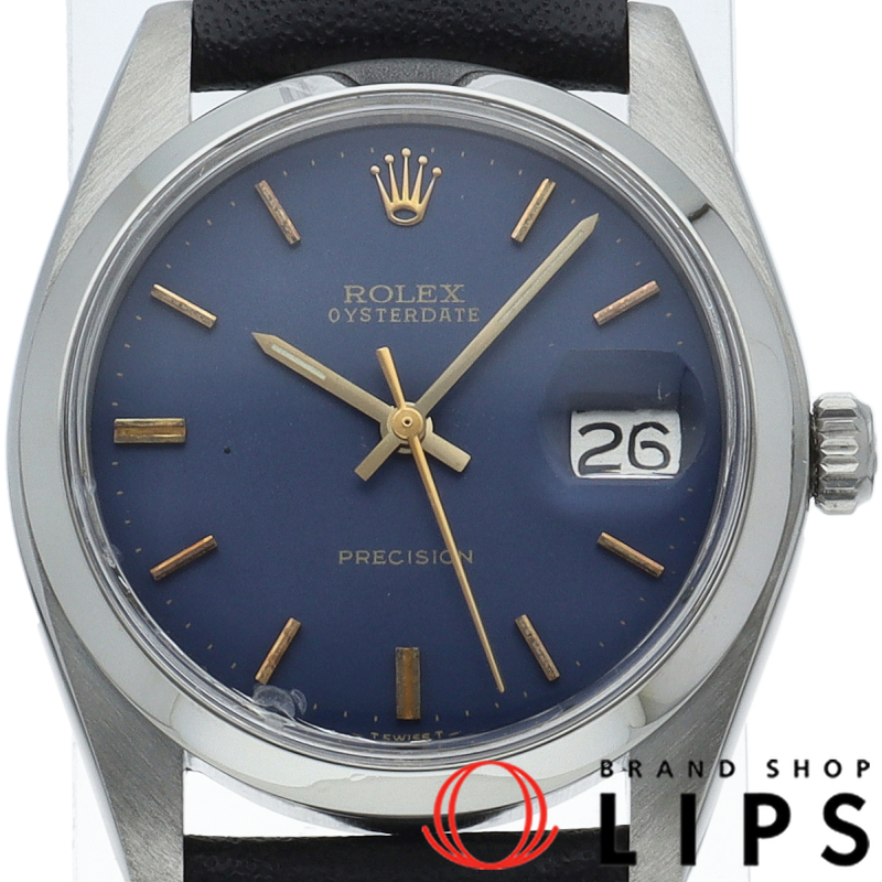 オイスターパーペチュアルデイト アンティーク ブルー OH済