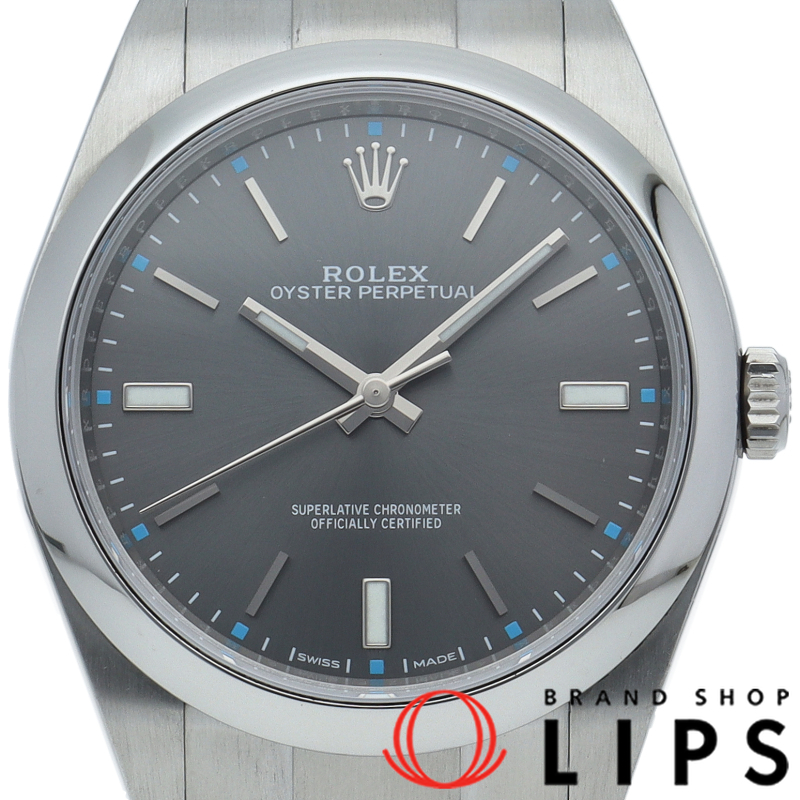 オイスター パーペチュアル 39 ウォッチ ダークロジウム