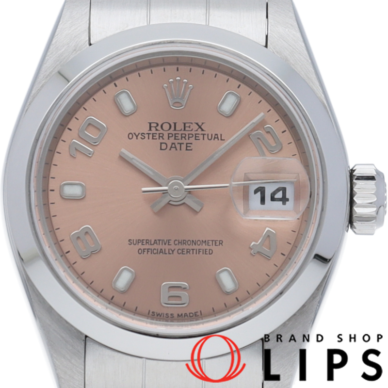 オイスター パーペチュアル デイト レディース時計