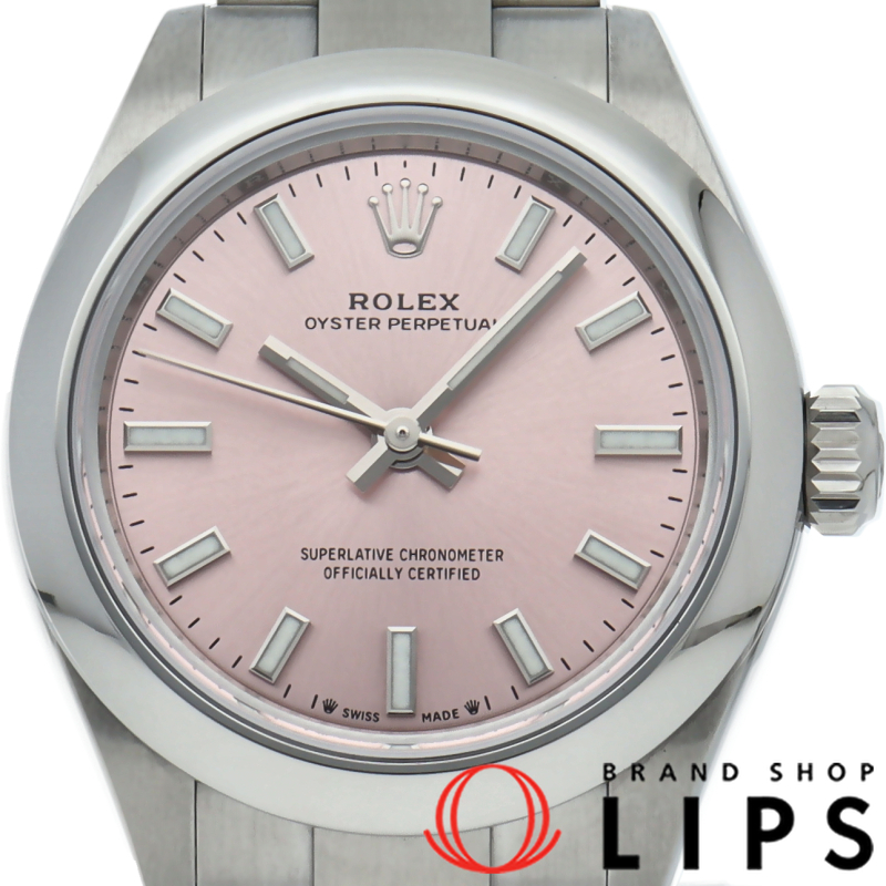 オイスターパーペチュアル28 ウォッチ ライトピンク