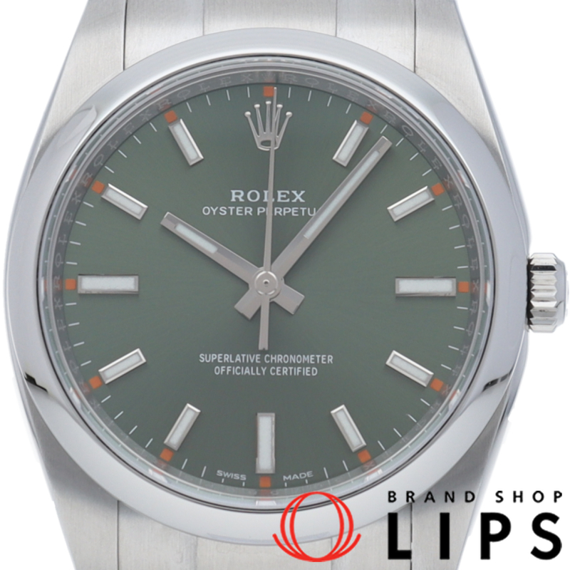 オイスター パーペチュアル 34 オリーブグリーン