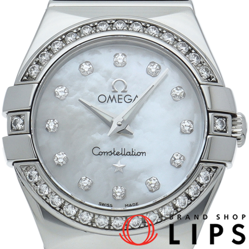 コンステレーション 24mm ダイヤベゼル 12Pダイヤ シェル