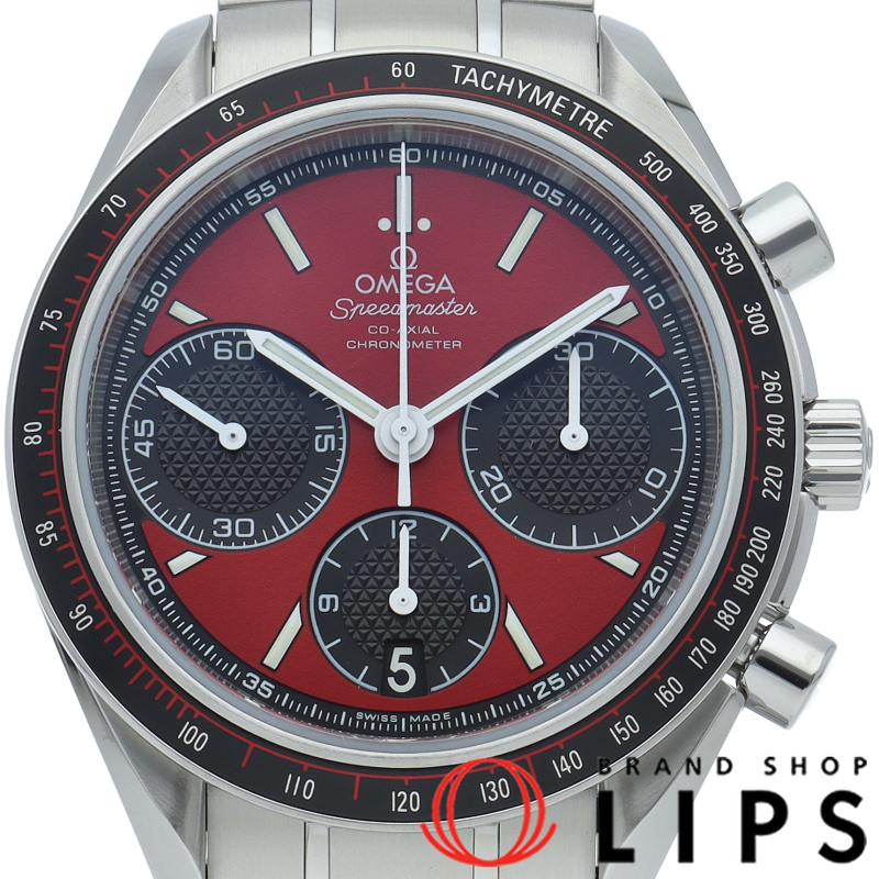 スピードマスター レーシング コーアクシャル クロノグラフ 40mm レッド