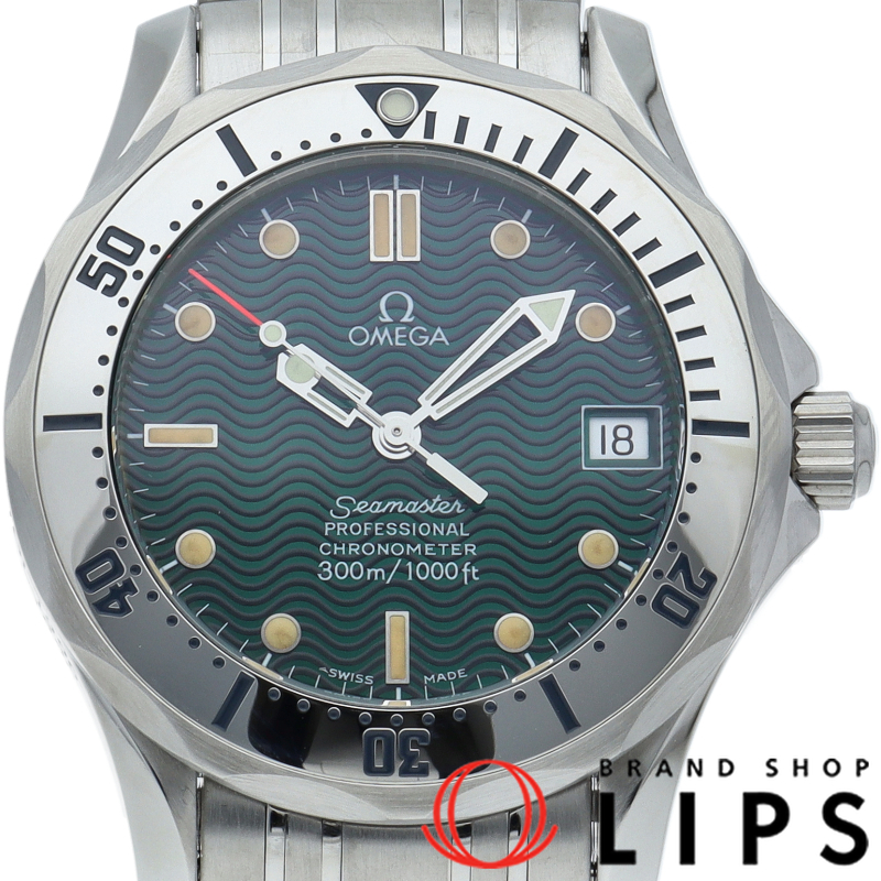 シーマスター300M オートマチック 36mm ジャックマイヨール 1996 グリーン