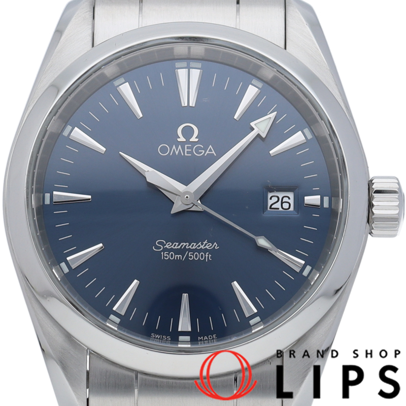 シーマスター アクアテラ クォーツ 36.2mm ブルー