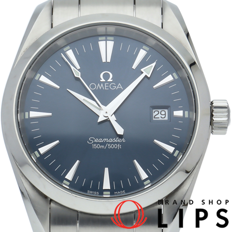シーマスター アクアテラ クォーツ 36.2mm ブルー