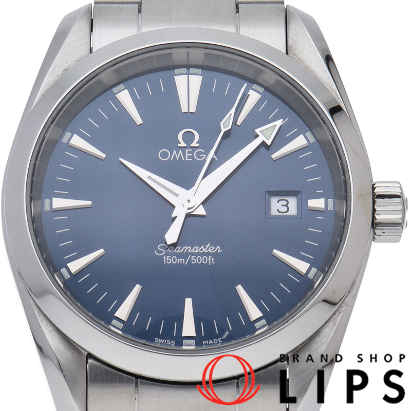 シーマスター アクアテラ クォーツ 36.2mm ブルー