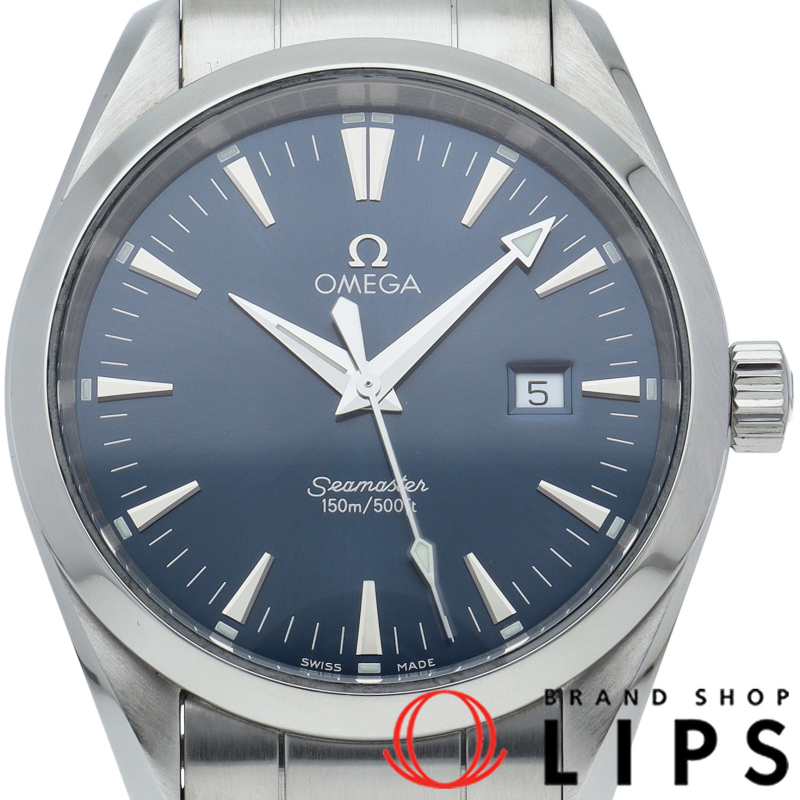 シーマスター アクアテラ クォーツ 39.2mm ブルー