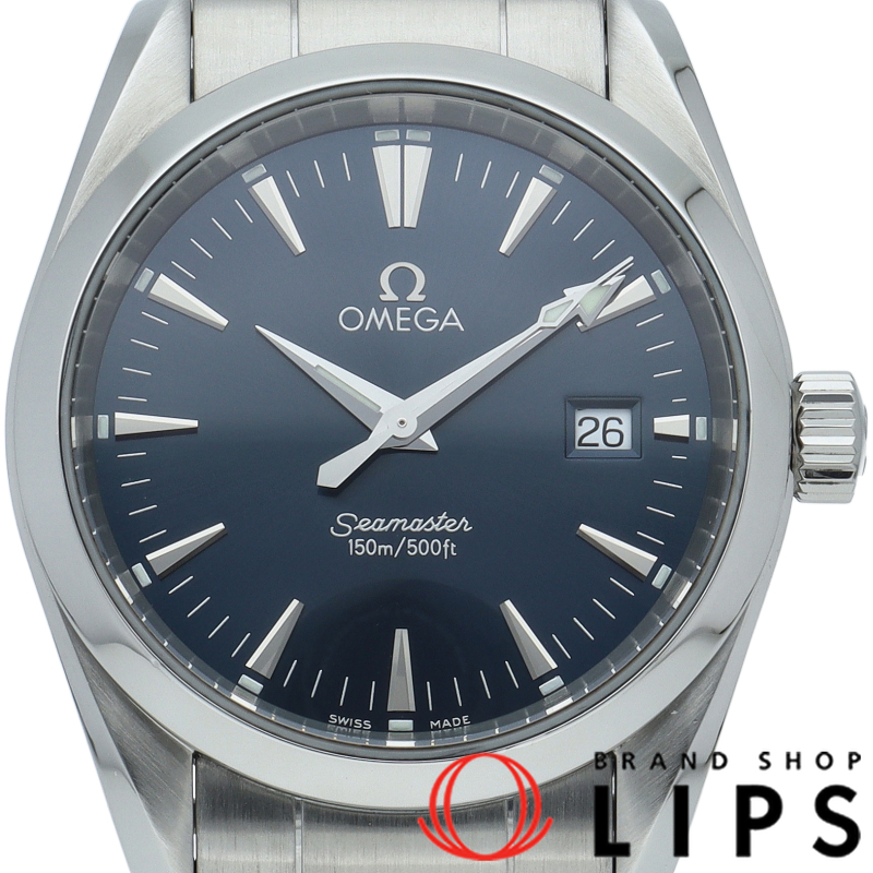 シーマスター アクアテラ クォーツ 36.2mm ブルー