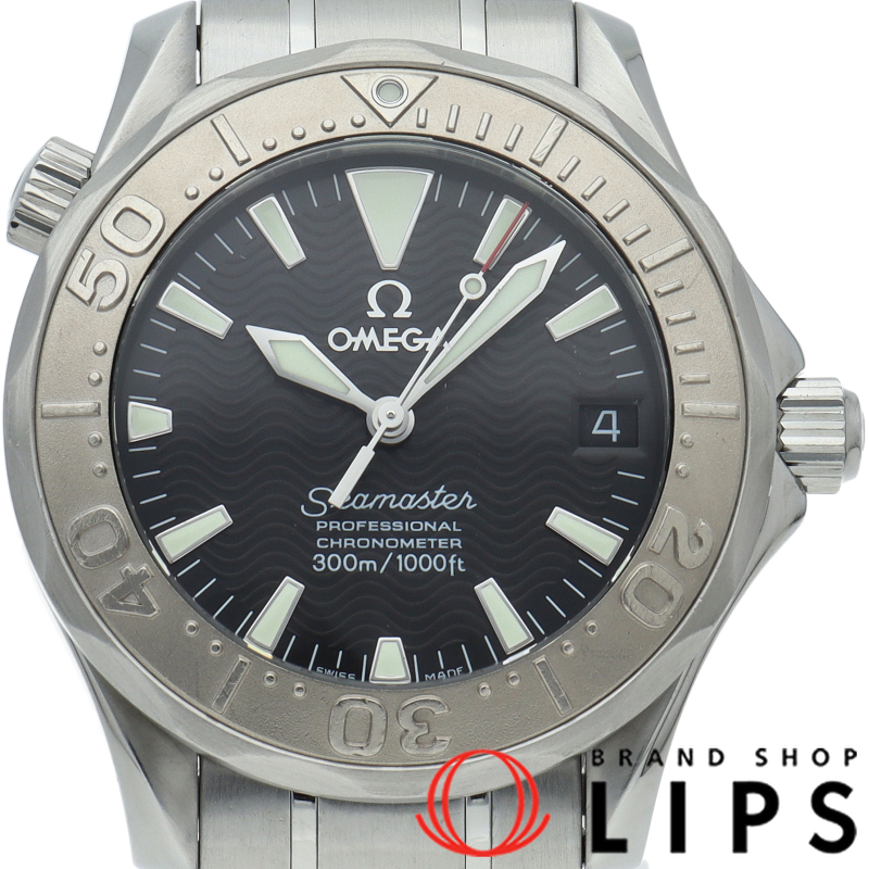 シーマスター300M オートマチック 34.8mm K18WGベゼル OH済