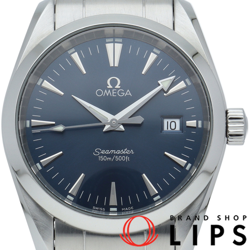 シーマスター アクアテラ クォーツ 36.2mm ブルー