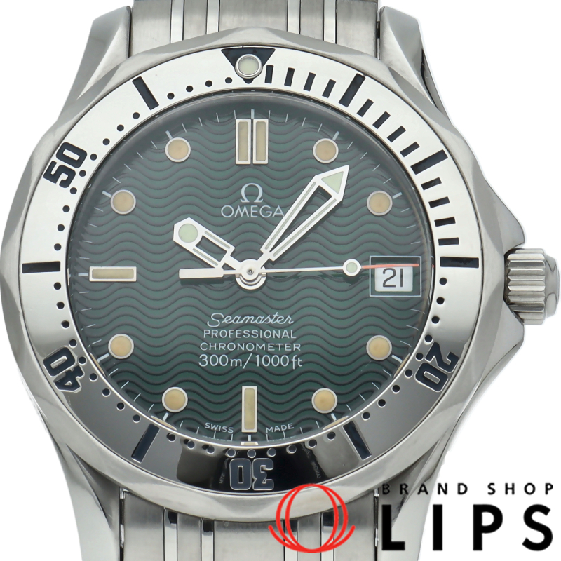 シーマスター300M オートマチック 36mm ジャックマイヨール1996 グリーン