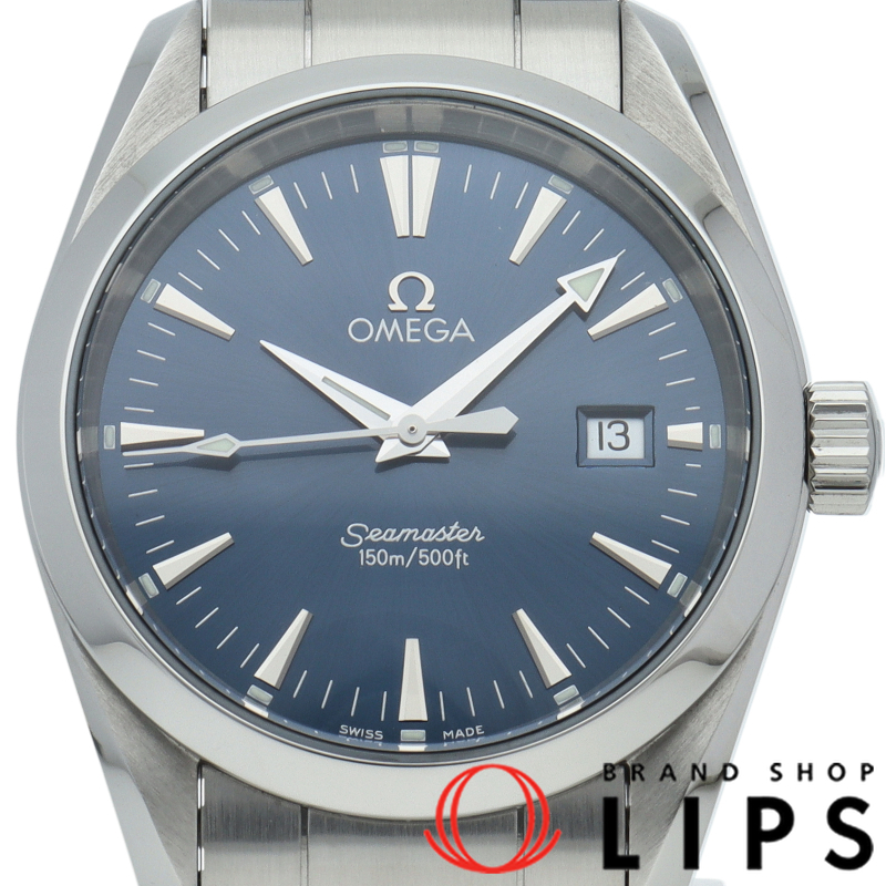 シーマスター アクアテラ クォーツ 36.2mm ブルー