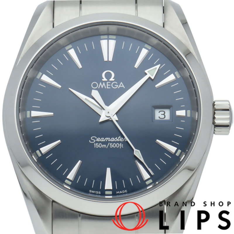 シーマスター アクアテラ クォーツ 36.2mm ブルー