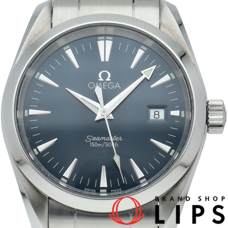 シーマスター アクアテラ クォーツ 36.2mm ブルー