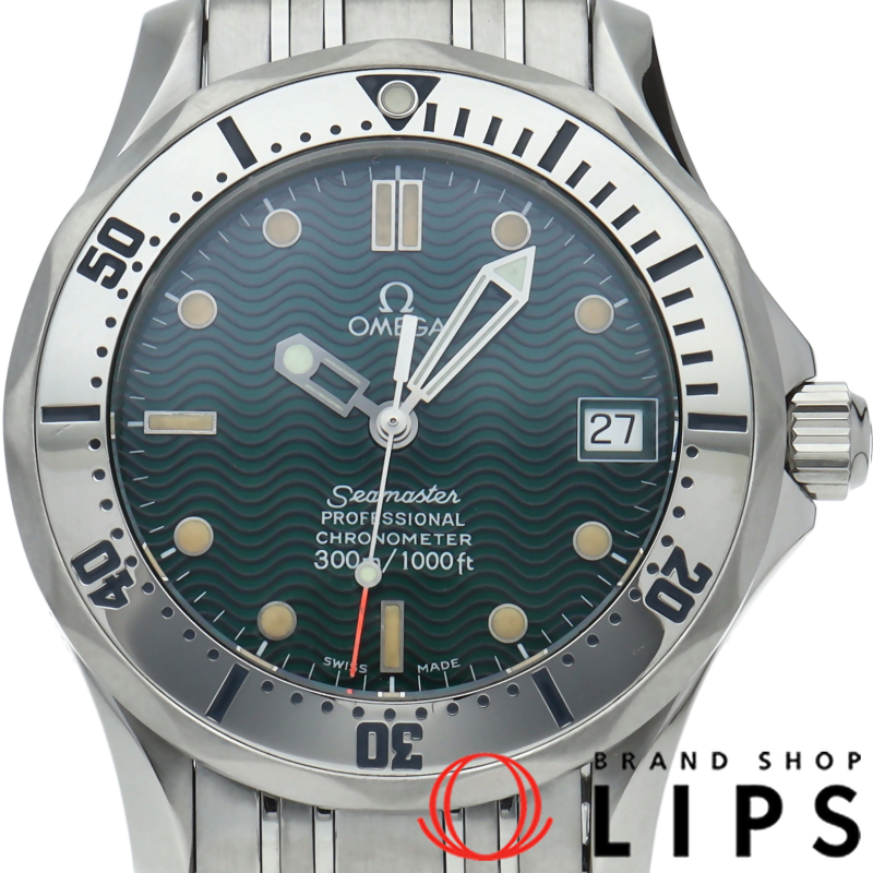 シーマスター300M オートマチック 36mm ジャックマイヨール1996 グリーン