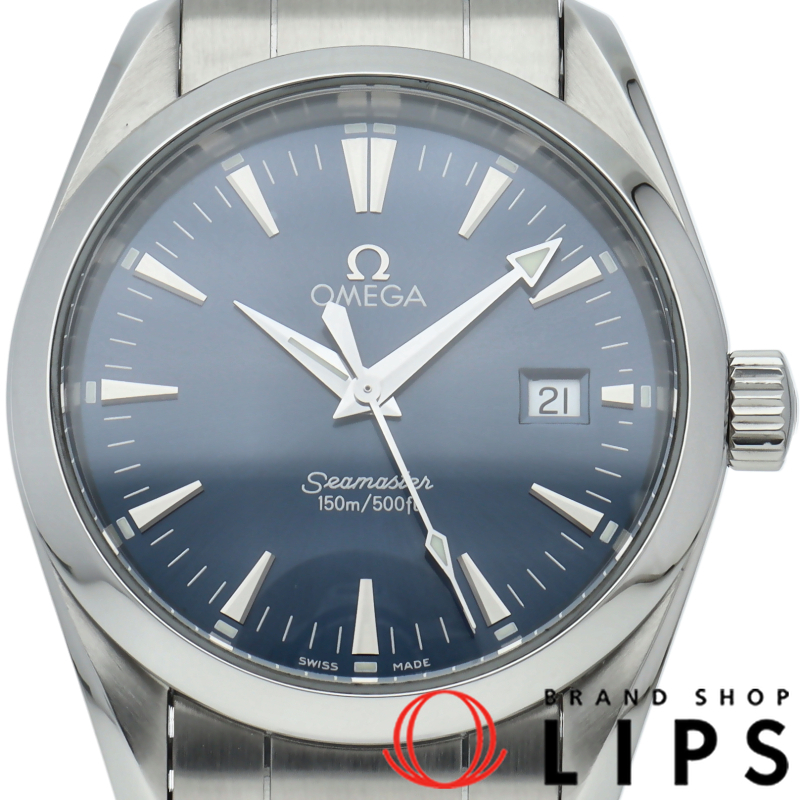 シーマスター アクアテラ クォーツ 36.2mm ブルー