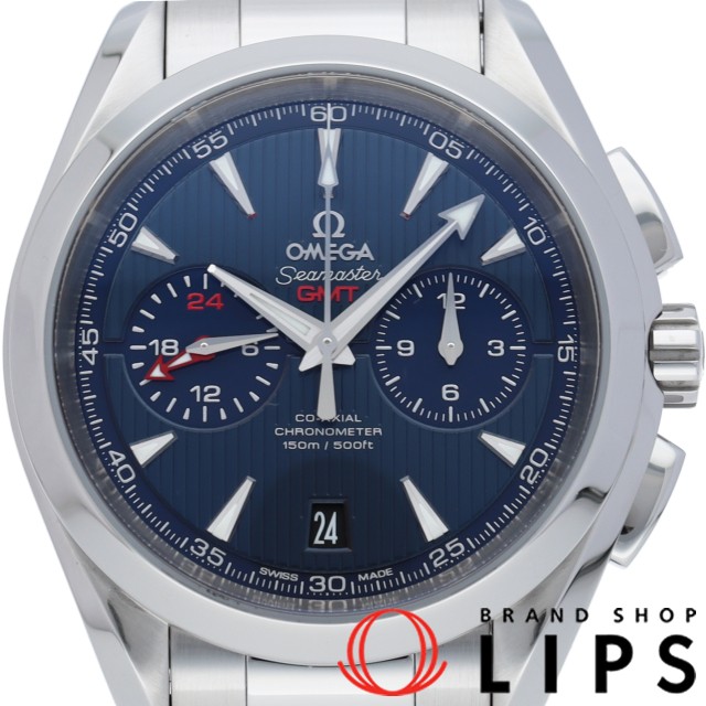 シーマスター アクアテラ 150M コーアクシャル クロノメーター GMT クロノグラフ 43mm