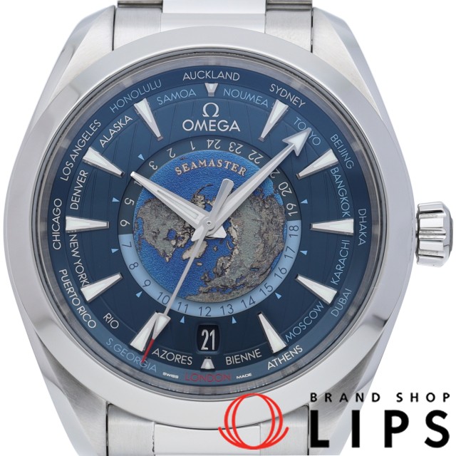 シーマスター アクアテラ 150M コーアクシャル マスター クロノメーター GMT ワールドタイマー 43MM