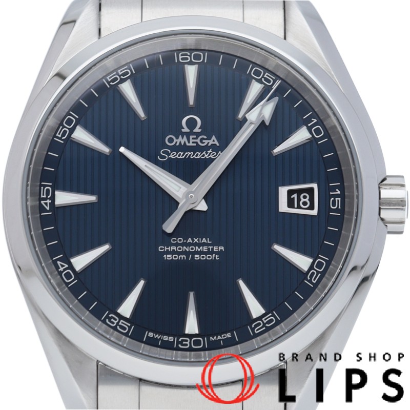 シーマスター アクアテラ 150M コーアクシャル クロノメーター 41.5mm ブルー