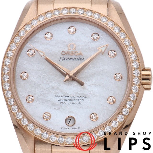 シーマスター アクアテラ 150M コーアクシャル マスター クロノメーター 38.5mm ダイヤベゼル 11Pダイヤ シェル