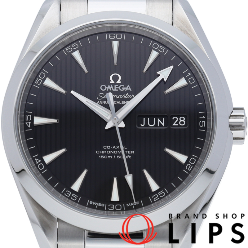 シーマスター アクアテラ 150M コーアクシャル アニュアル カレンダー 43mm