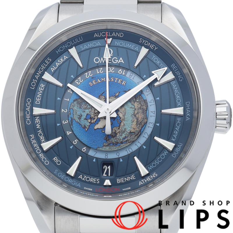 シーマスター アクアテラ 150M コーアクシャル GMT ワールドタイマー 43mm