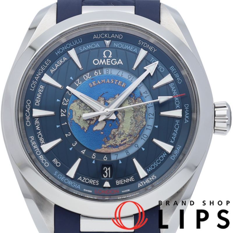 シーマスター アクアテラ 150M GMT ワールドタイマー コーアクシャル 43mm