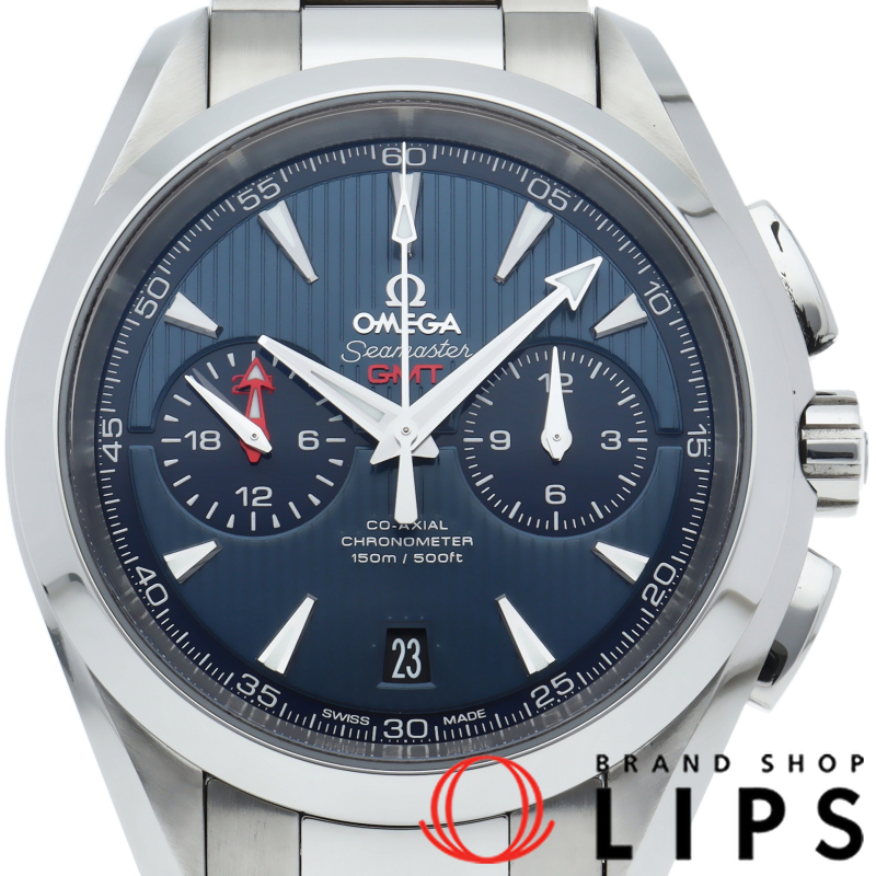 シーマスター アクアテラ 150M コーアクシャル クロノグラフ GMT 43mm