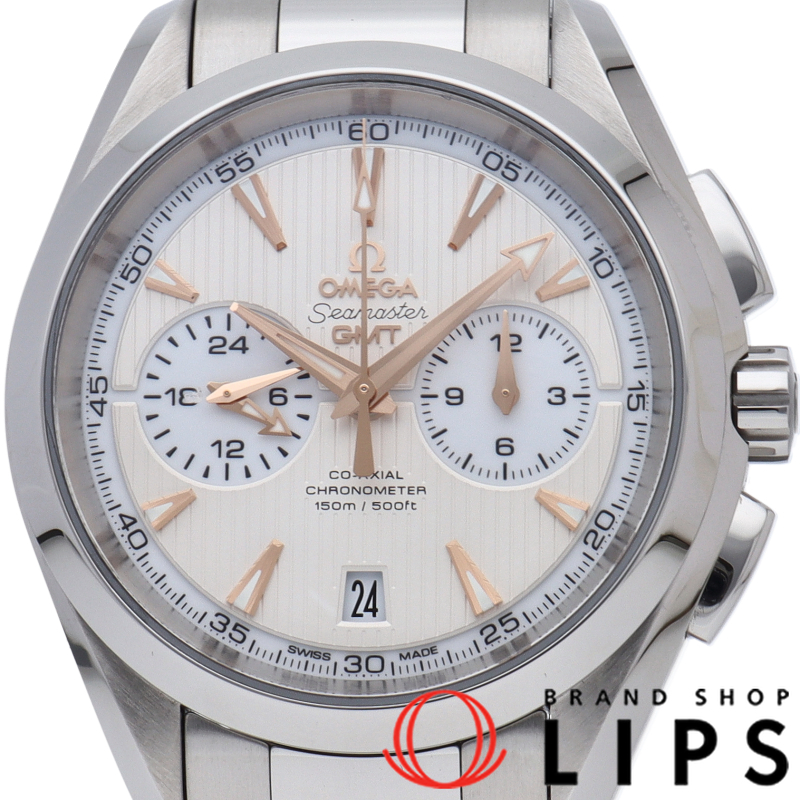 シーマスター アクアテラ 150M コーアクシャル クロノグラフ GMT 43mm