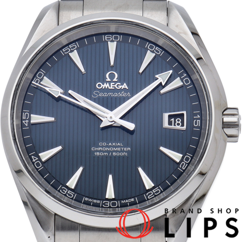 シーマスター アクアテラ 150M コーアクシャル クロノメーター 41.5mm ブルー