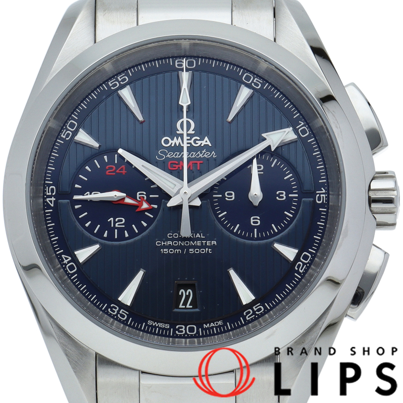 シーマスターアクアテラ 150M コーアクシャル クロノグラフ GMT 43mm